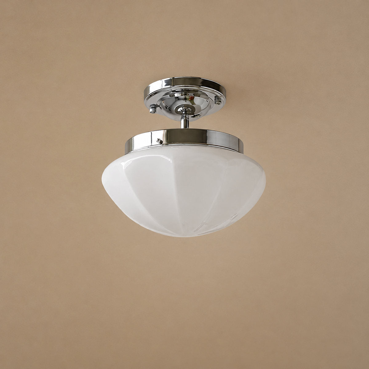 Tricolordeer Art Deco Glass Ceiling Lamp