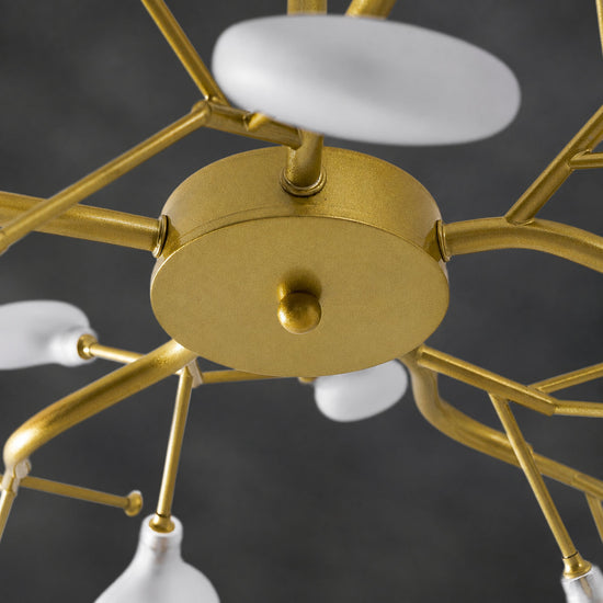 Firefly Starburst Glass Sputnik Chandelier