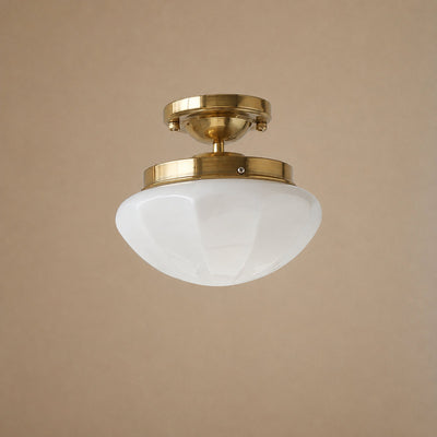 Tricolordeer Art Deco Glass Ceiling Lamp