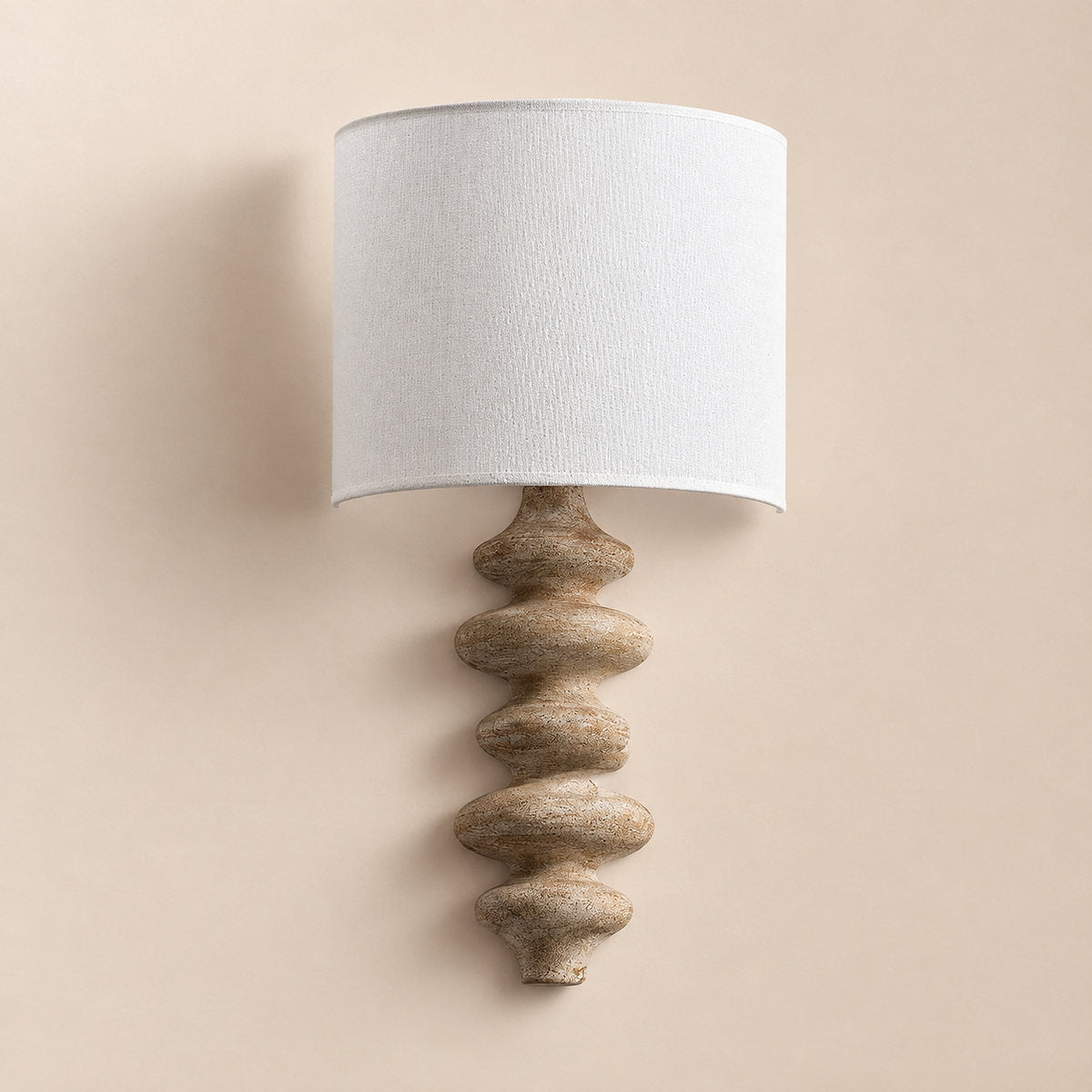 Fishbone Wall Lamp, L 11.8-Inch x W 6.3-Inch x H 20.9-Inch, Wood for Living Room
