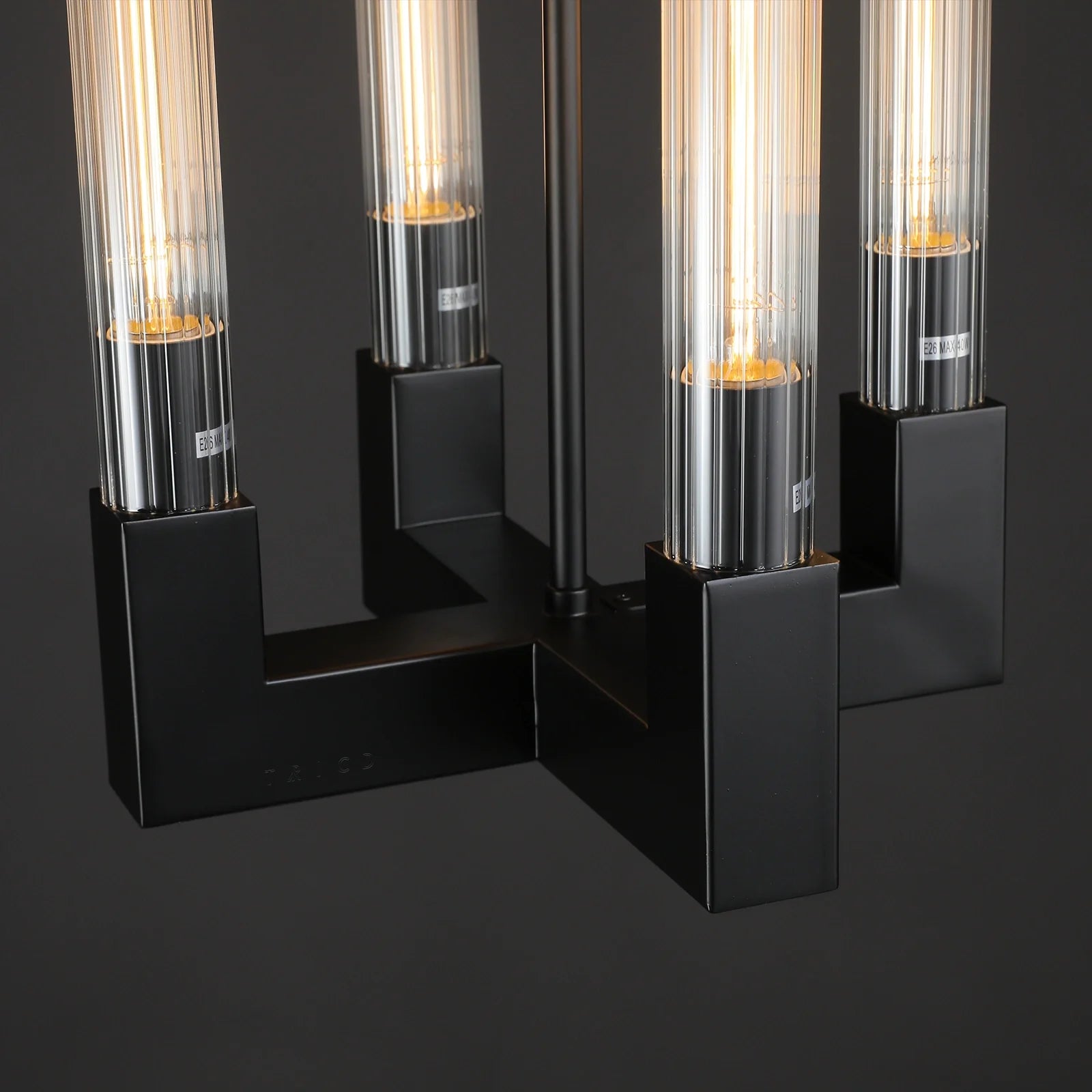 Cannel Glass Round Chandelier