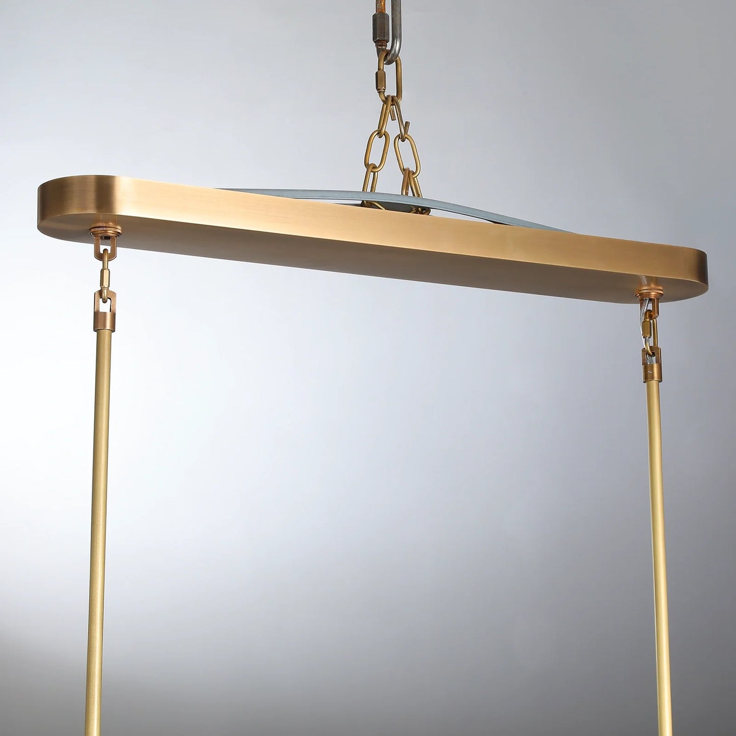 Aurum Clear Glass Linear Chandelier