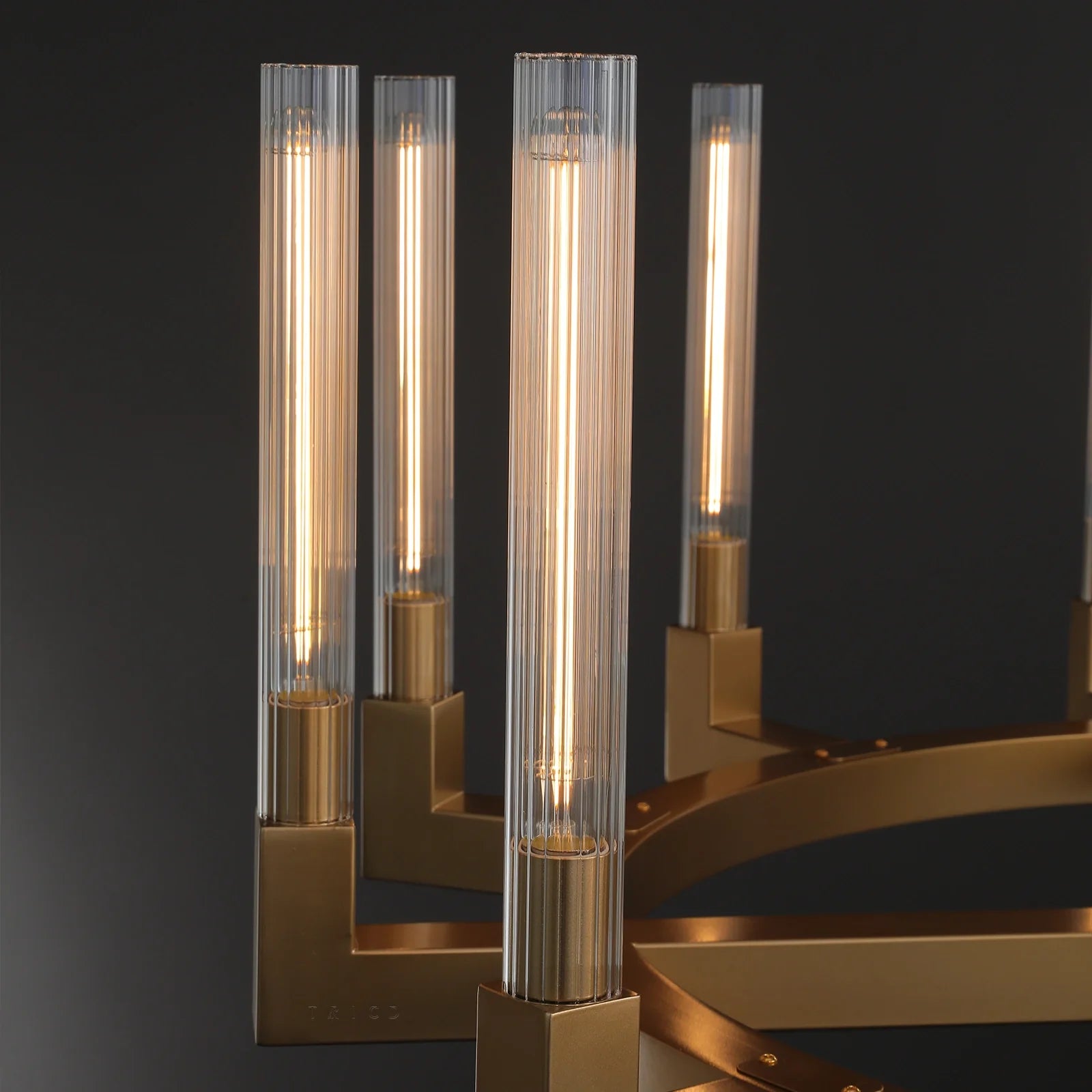 Cannel Glass Round Chandelier