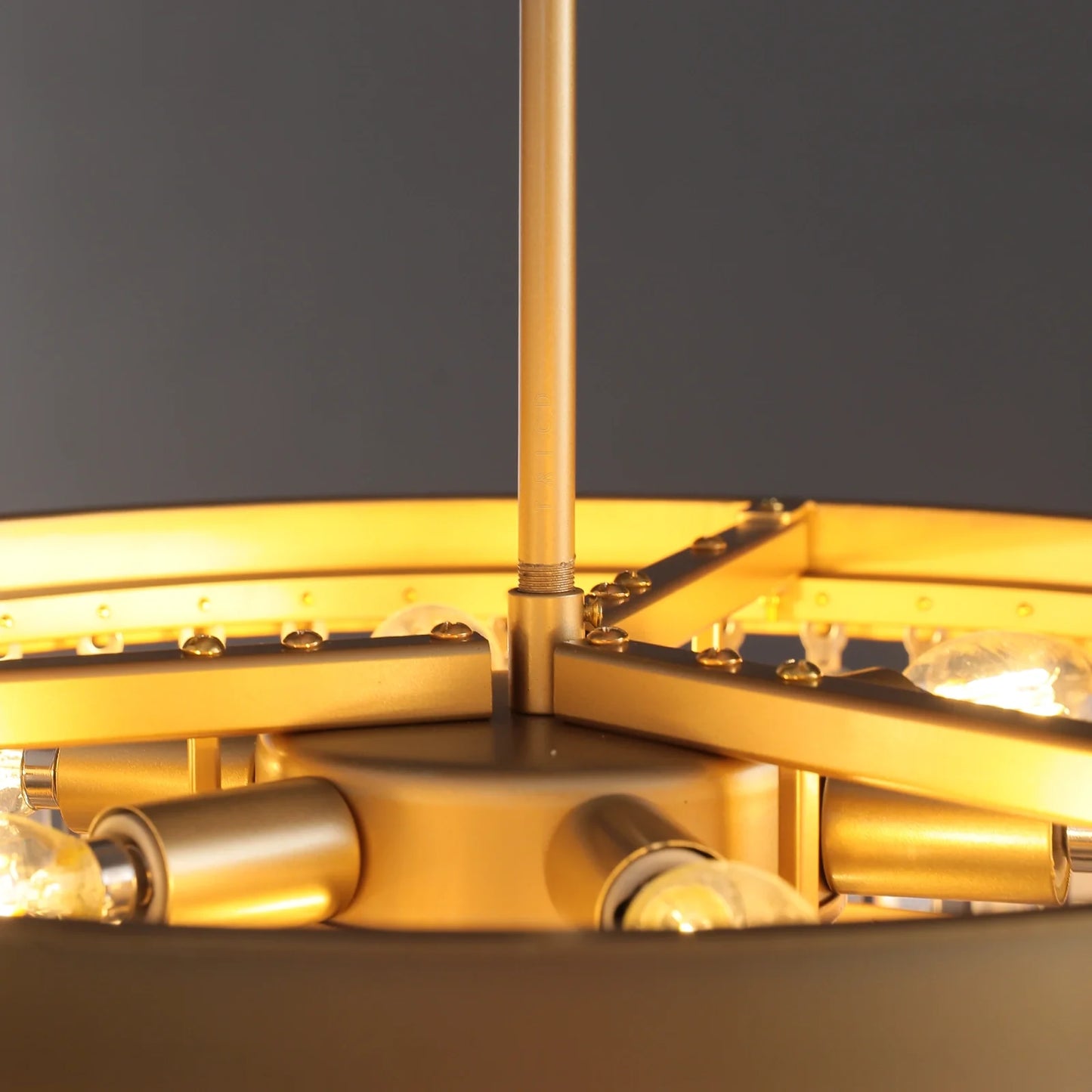 1920s Odeom Round Chandelier 20"32"44"
