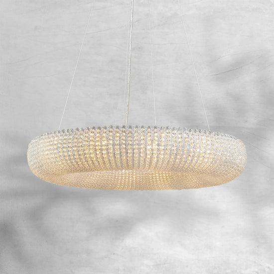 Haze Crystal Round LED Chandelier