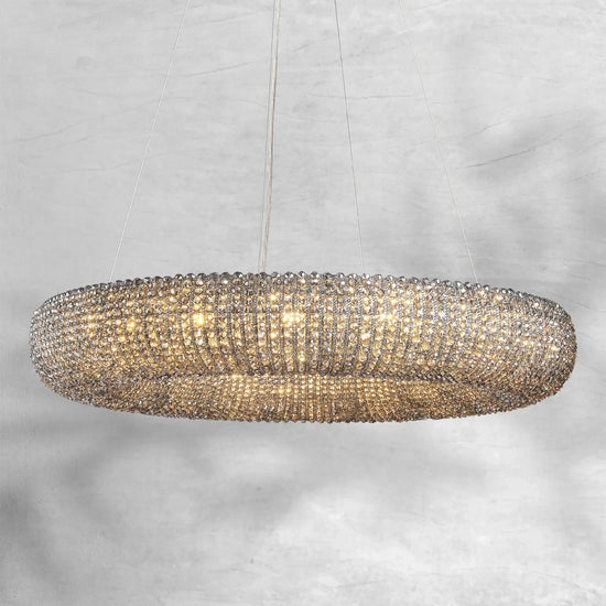 Haze Crystal Round LED Chandelier