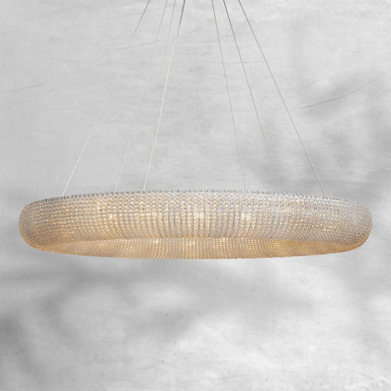 Haze Crystal Round LED Chandelier