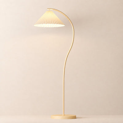 Tricolordeer Linen and Wood Standing Lamp