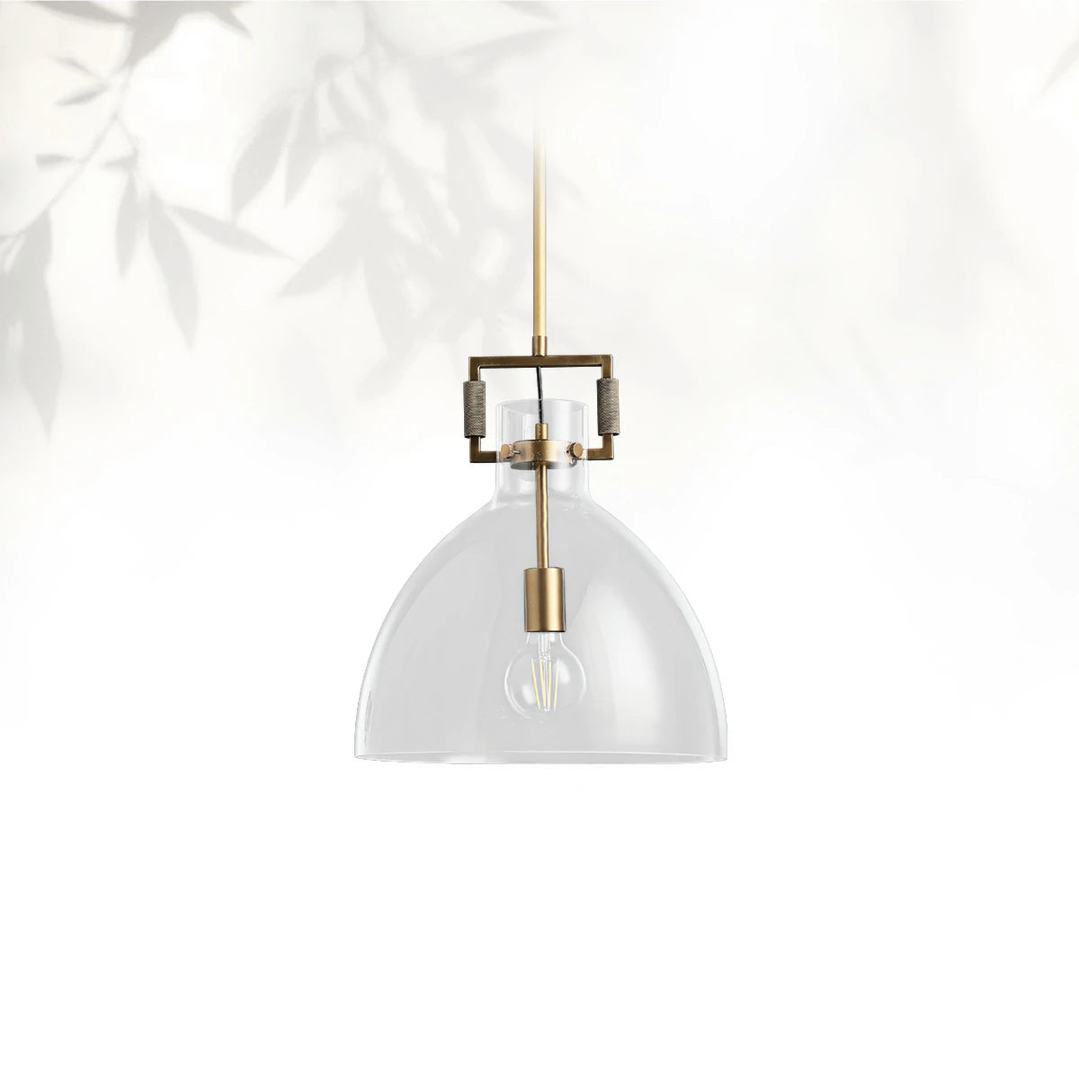 Machine Glass Cloche Pendant 10" 14" 18"