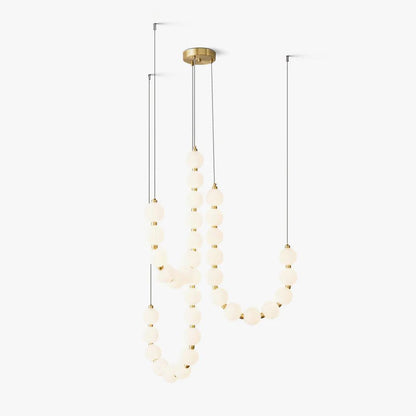 Acrylic Pearl Necklace Chandelier