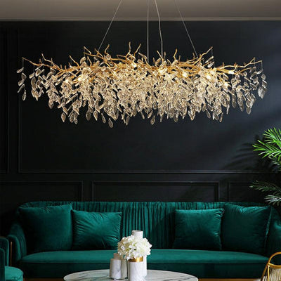 Albero Modern French-Style Branch Crystal Chandelier