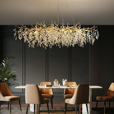 Albero Modern French-Style Branch Crystal Chandelier