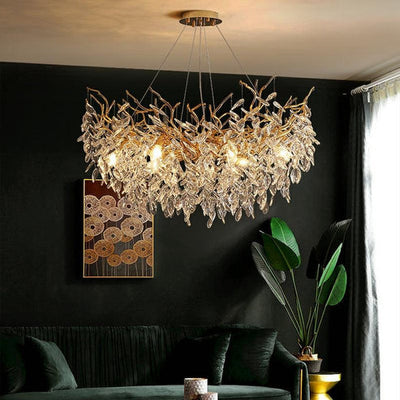 Albero Modern French-Style Branch Crystal Chandelier