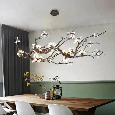 Barhed Tree Branch Chandelier