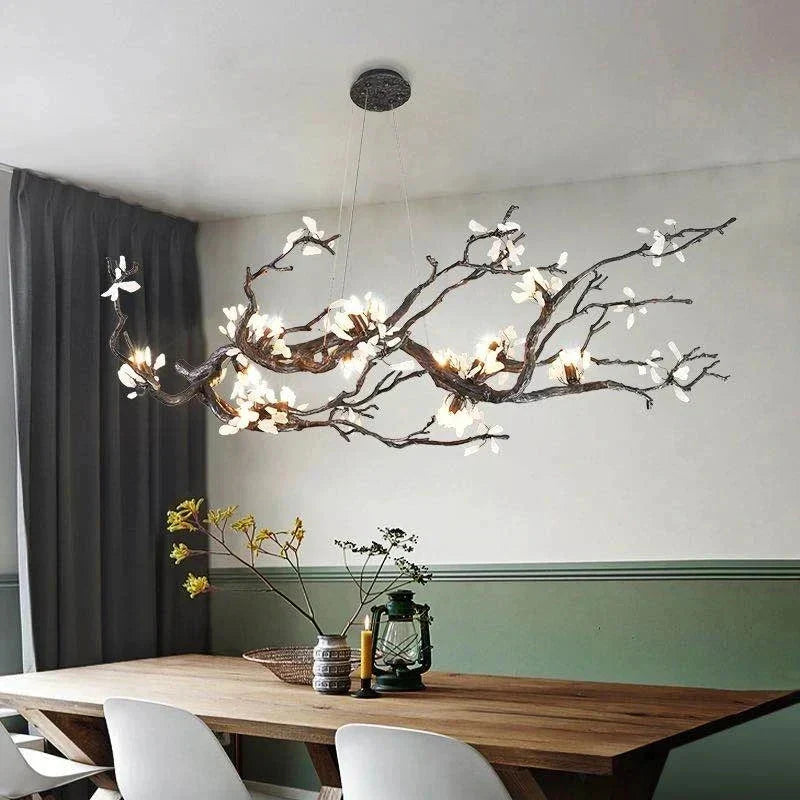 Barhed Tree Branch Chandelier