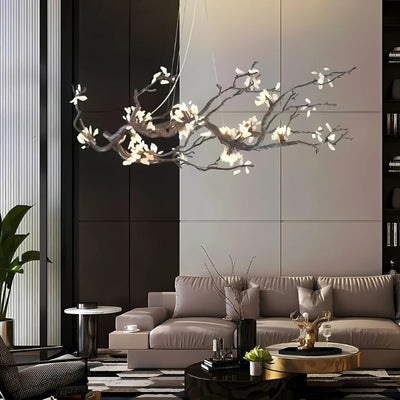 Barhed Tree Branch Chandelier