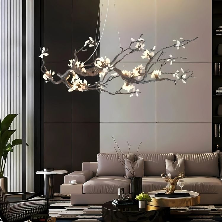 Barhed Tree Branch Chandelier