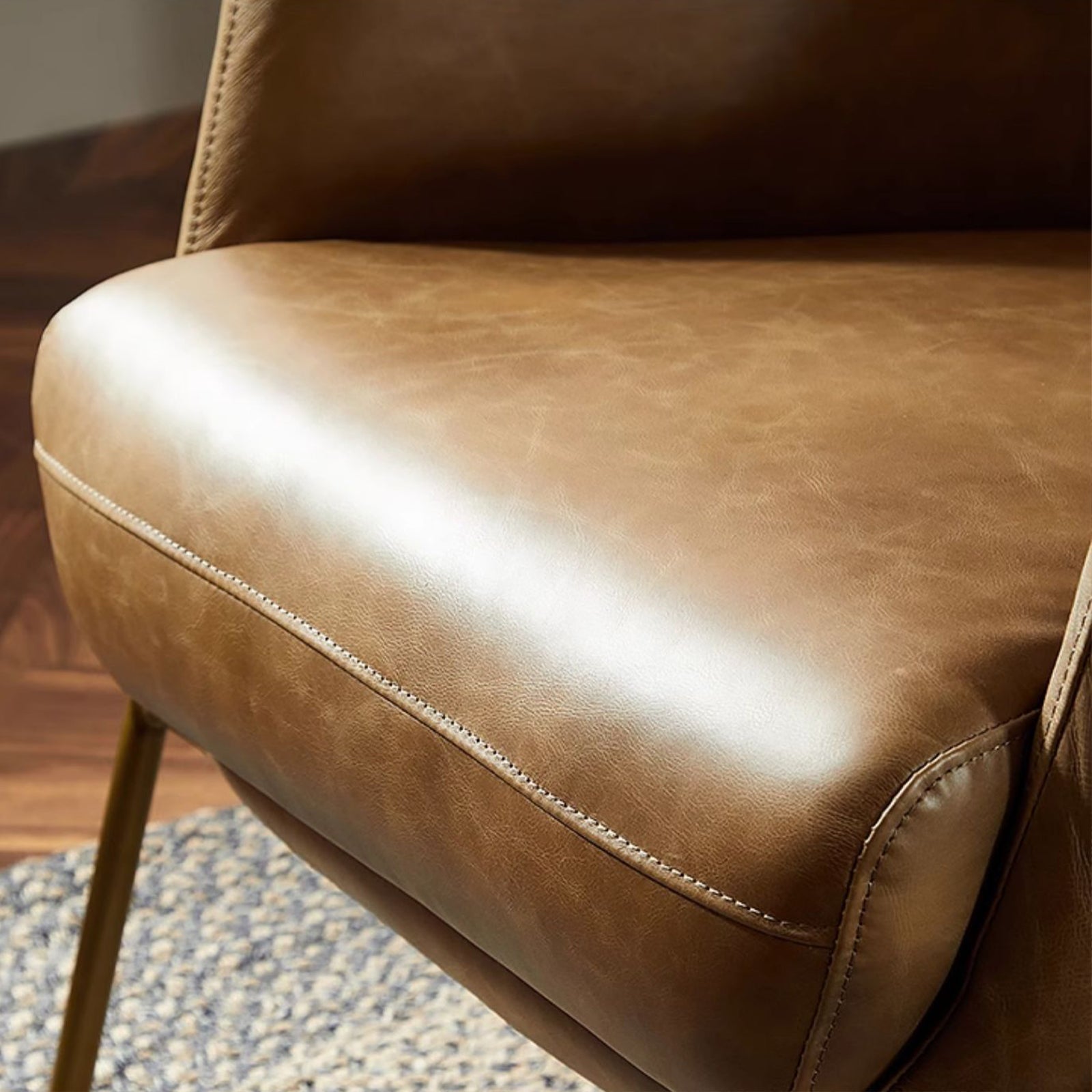 Angles Leather Chair