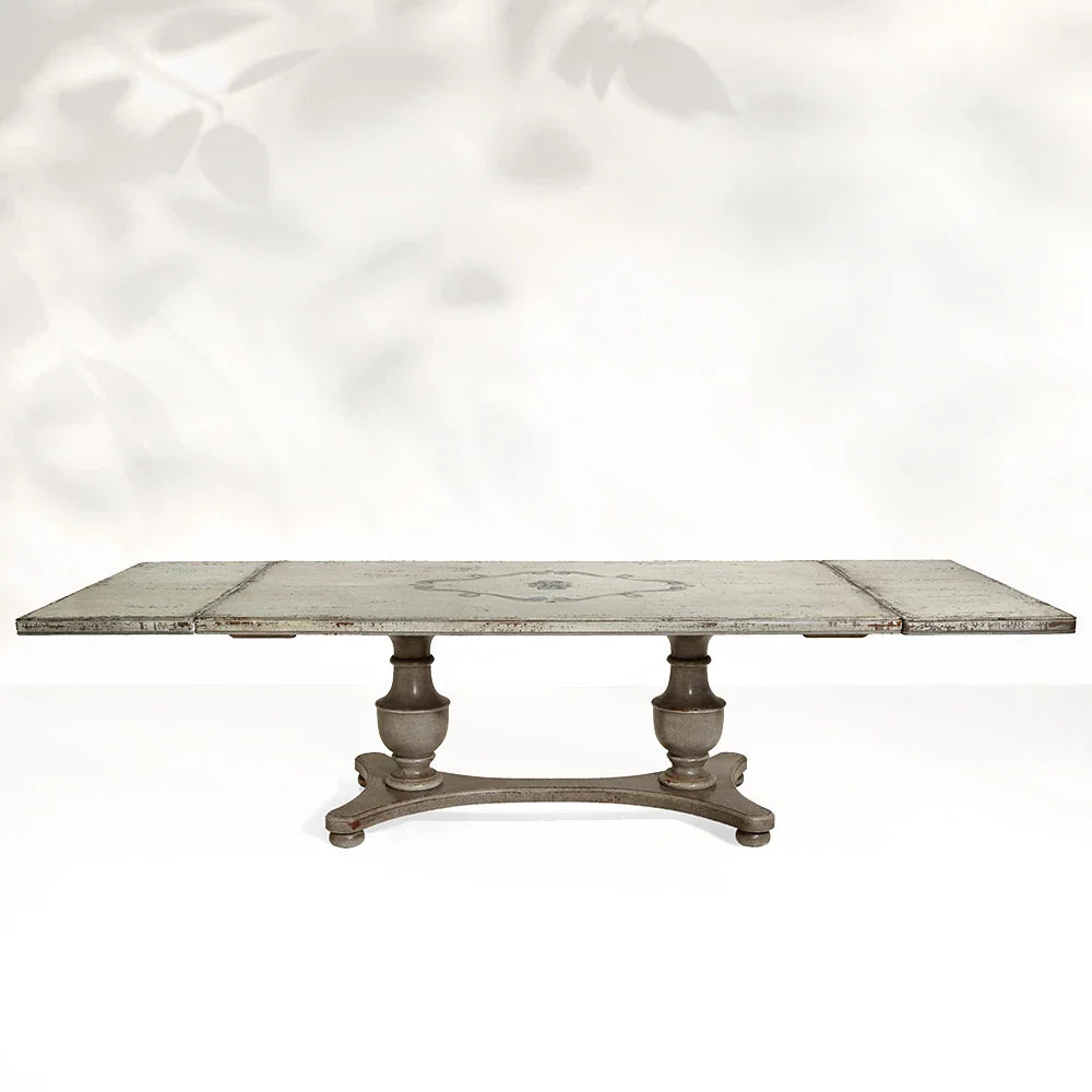 Biancca Center Scroll Bell'Arte Rectangle Dining Table