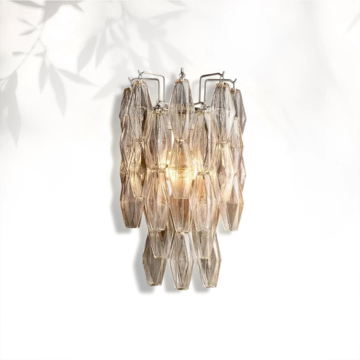 Chiaravalle Glass Short Wall Sconce 19", 30"