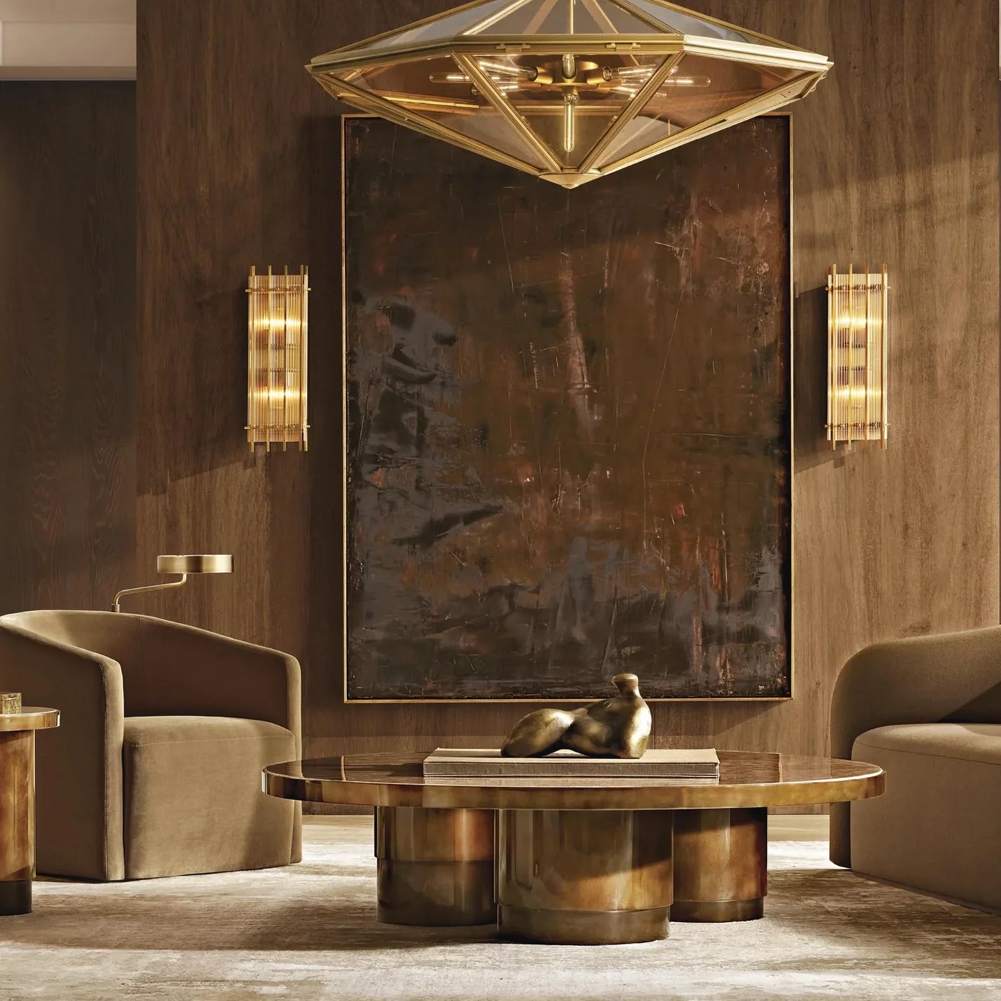 Sun Marcus Grand Rectangular Sconce