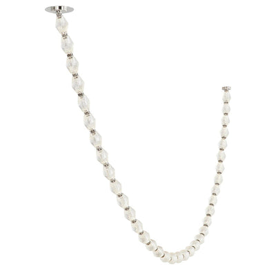 Luxury Crystal Beaded Long Chandelier for High Ceiling 12ft/10ft（customize）