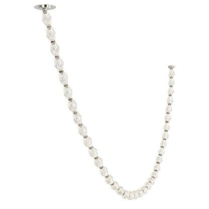 Luxury Crystal Beaded Long Chandelier for High Ceiling 12ft/10ft（customize）