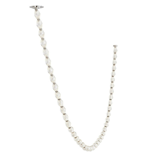Luxury Crystal Beaded Long Chandelier for High Ceiling 12ft/10ft（customize）