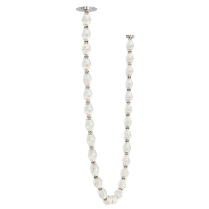 Luxury Crystal Beaded Long Chandelier for High Ceiling 12ft/10ft（customize）