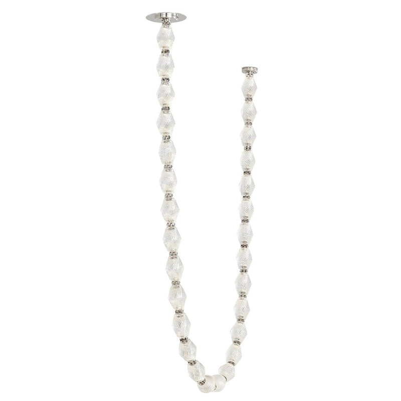 Luxury Crystal Beaded Long Chandelier for High Ceiling 12ft/10ft（customize）