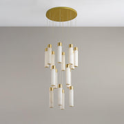 Celestial Alabaster Cascade Chandelier