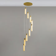 Celestial Alabaster Cascade Chandelier