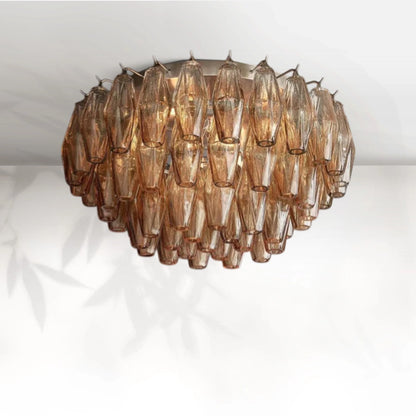 Chiaravalle Glass Flushmount