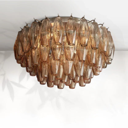 Chiaravalle Glass Flushmount