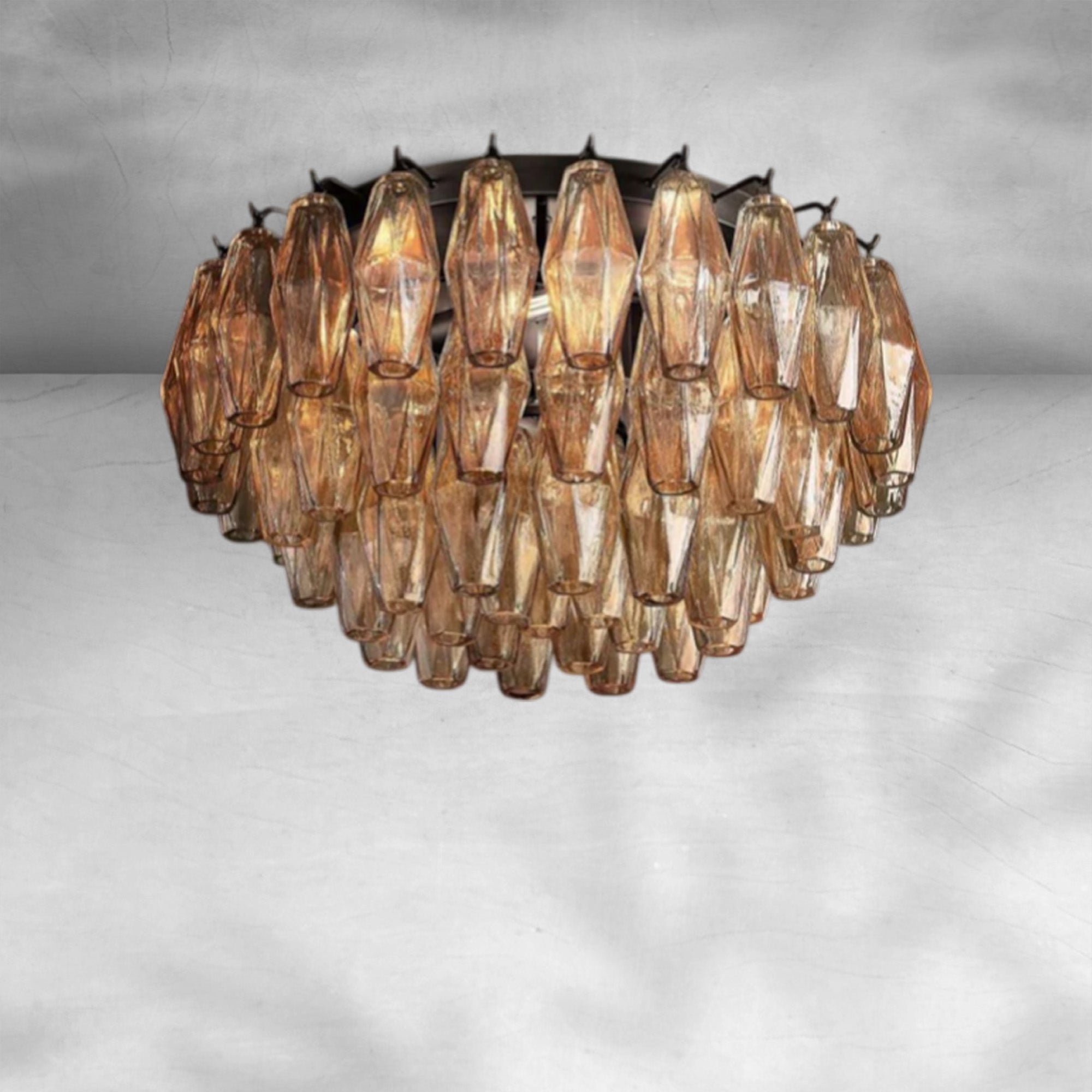 Cyra Glass Flushmount