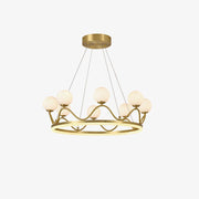 Crown Brass Chandelier