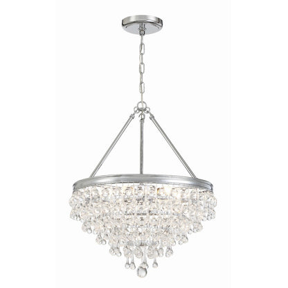 Calypso 20 Inch 6 Light Mini Chandelier