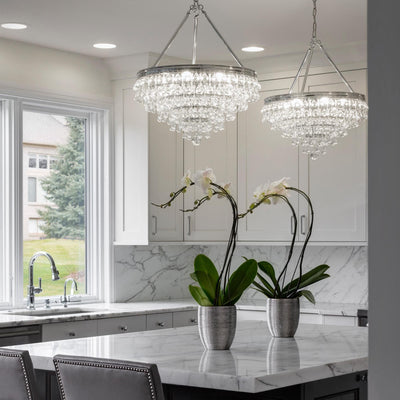 Calypso 20 Inch 6 Light Mini Chandelier