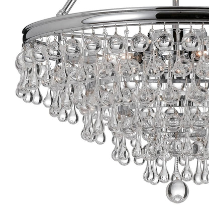 Calypso 20 Inch 6 Light Mini Chandelier