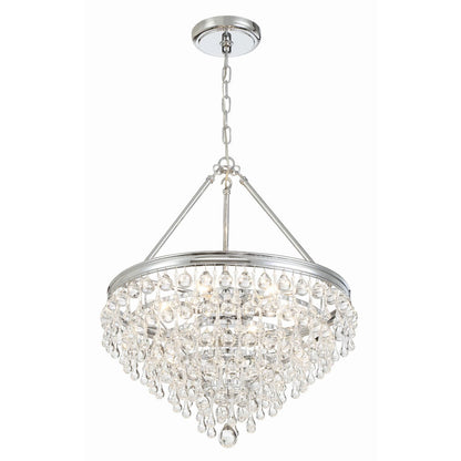 Calypso 20 Inch 6 Light Mini Chandelier