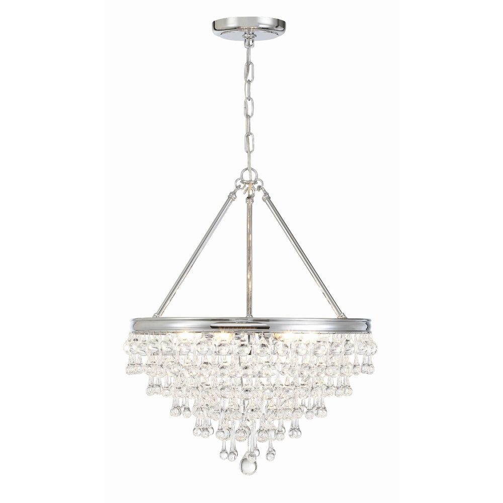 Calypso 20 Inch 6 Light Mini Chandelier