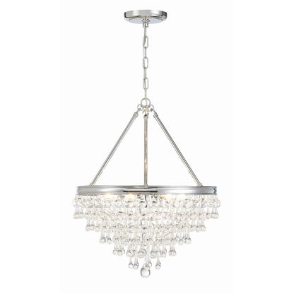 Calypso 20 Inch 6 Light Mini Chandelier