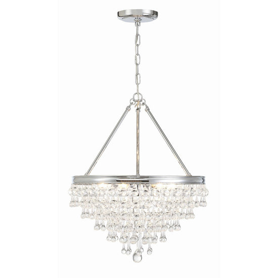 Calypso 20 Inch 6 Light Mini Chandelier