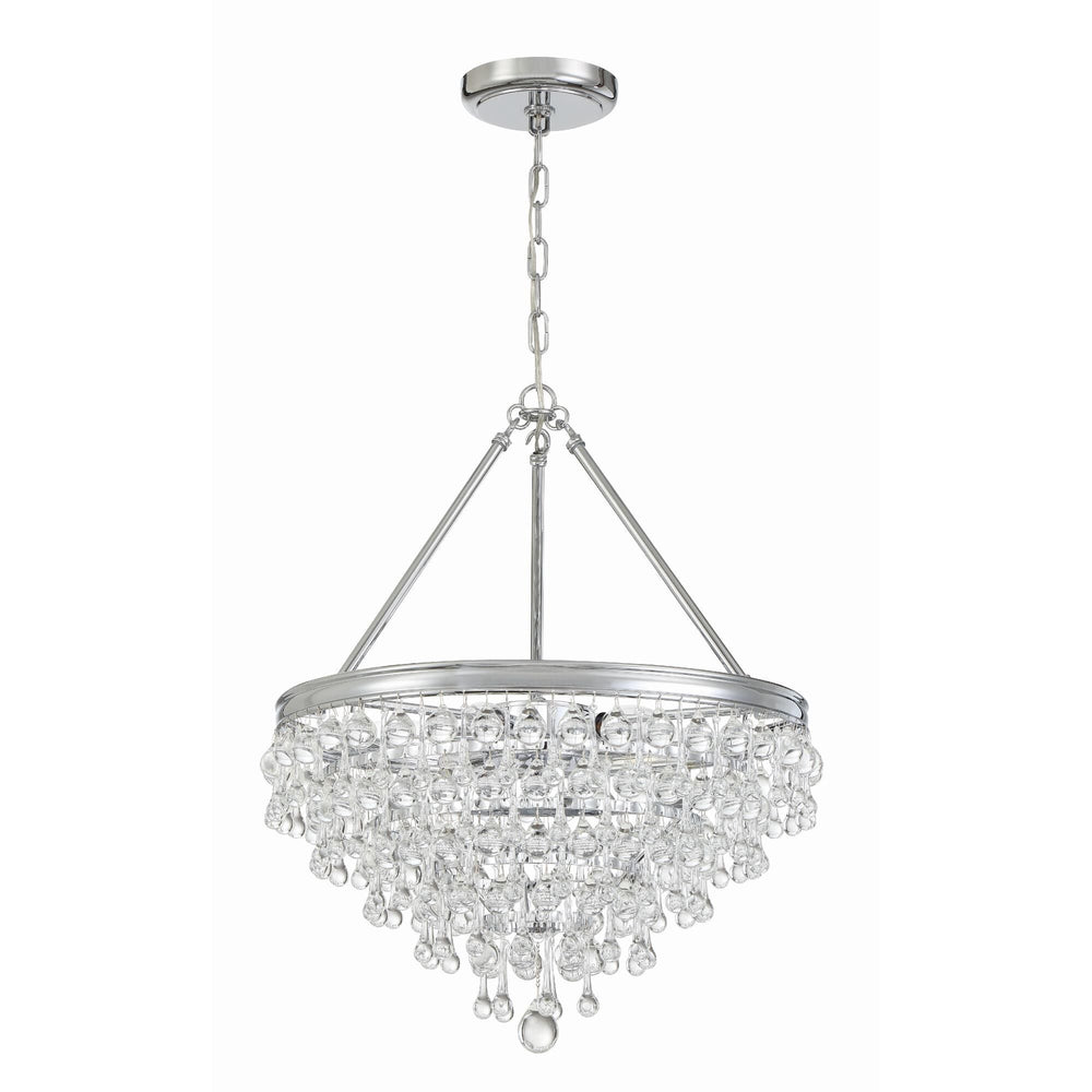 Calypso 20 Inch 6 Light Mini Chandelier