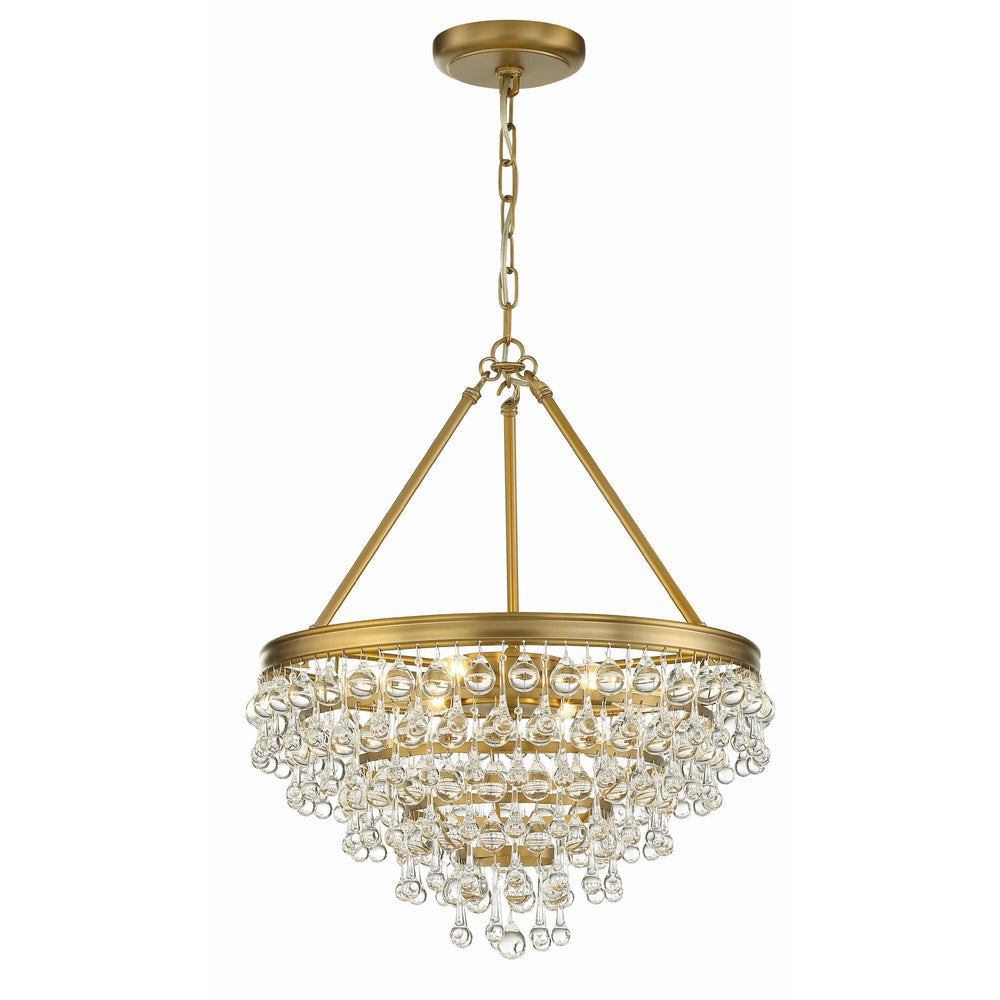 Calypso 20 Inch 6 Light Mini Chandelier