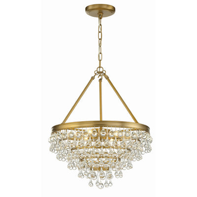 Calypso 20 Inch 6 Light Mini Chandelier