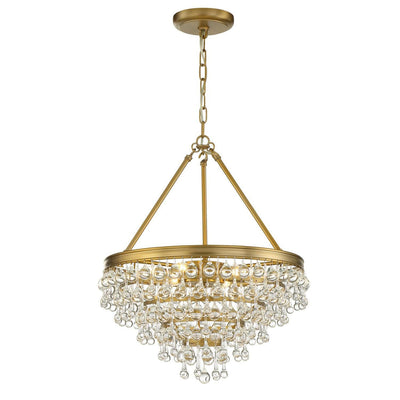Calypso 20 Inch 6 Light Mini Chandelier