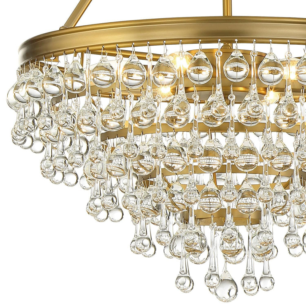 Calypso 20 Inch 6 Light Mini Chandelier