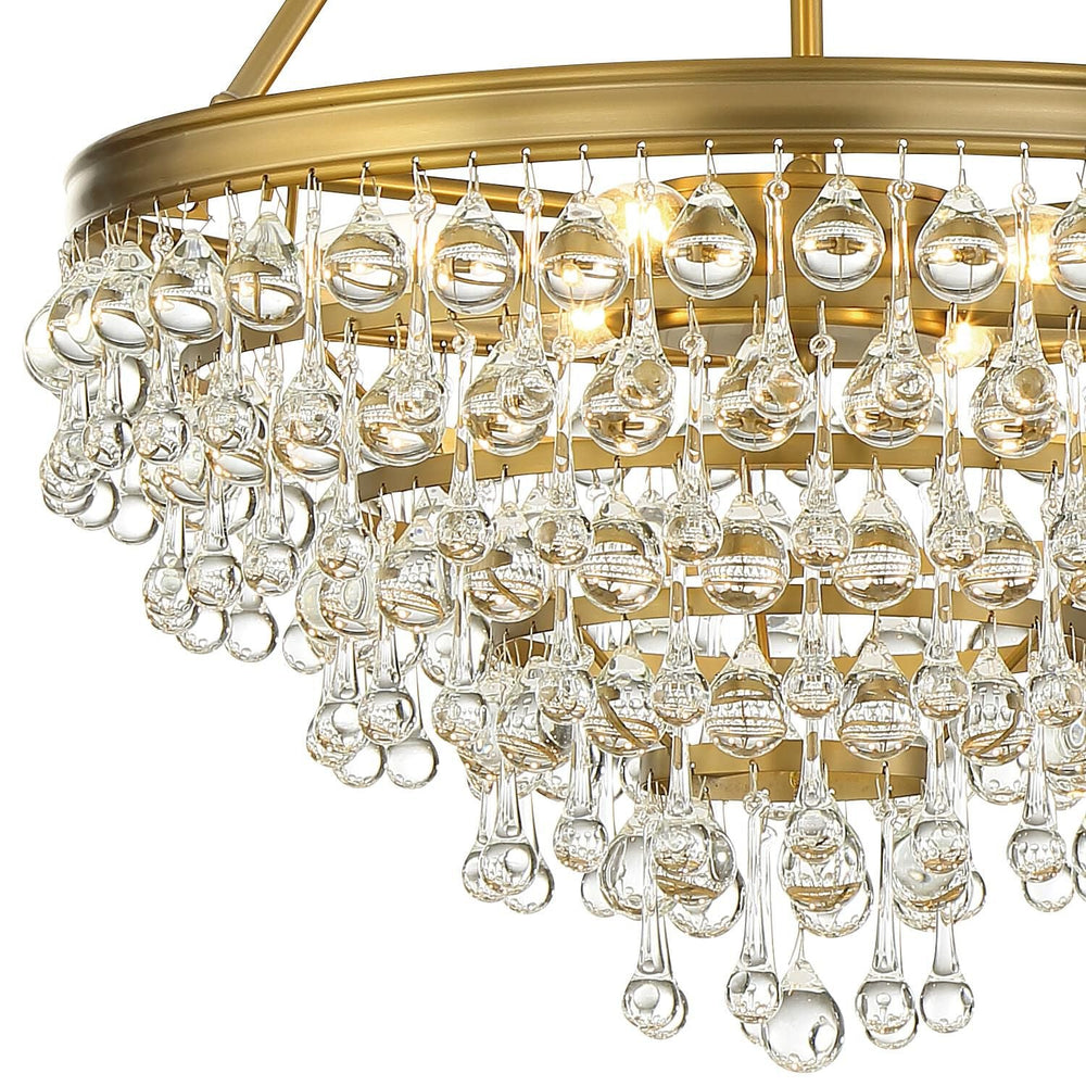 Calypso 20 Inch 6 Light Mini Chandelier