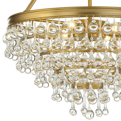 Calypso 20 Inch 6 Light Mini Chandelier